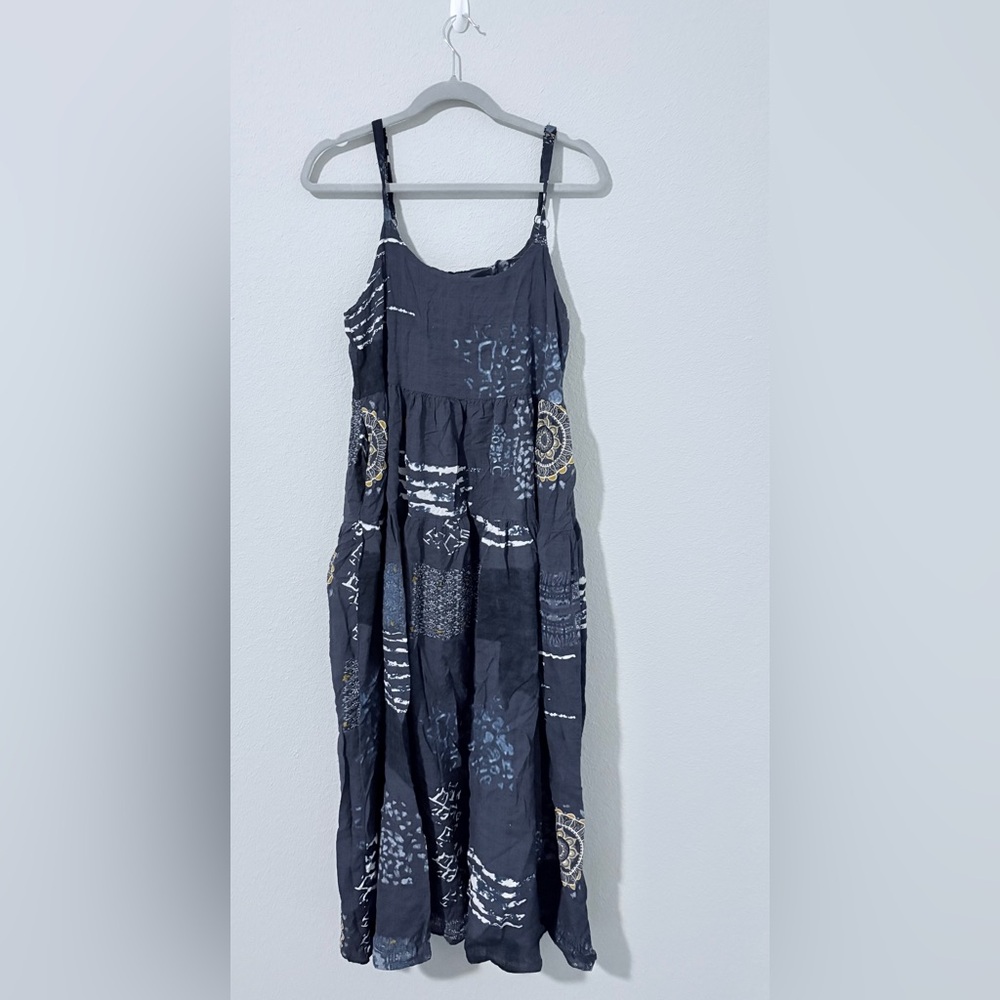 Stylish Women's Blue Maxi Dress